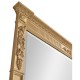 Empire Style Gilded Overmantle Mirror