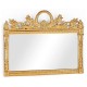 Empire Style Overmantle Mirror Circular Wreath