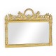 Empire Style Overmantle Mirror Circular Wreath