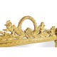 Empire Style Overmantle Mirror Circular Wreath