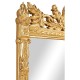 Empire Style Overmantle Mirror Circular Wreath