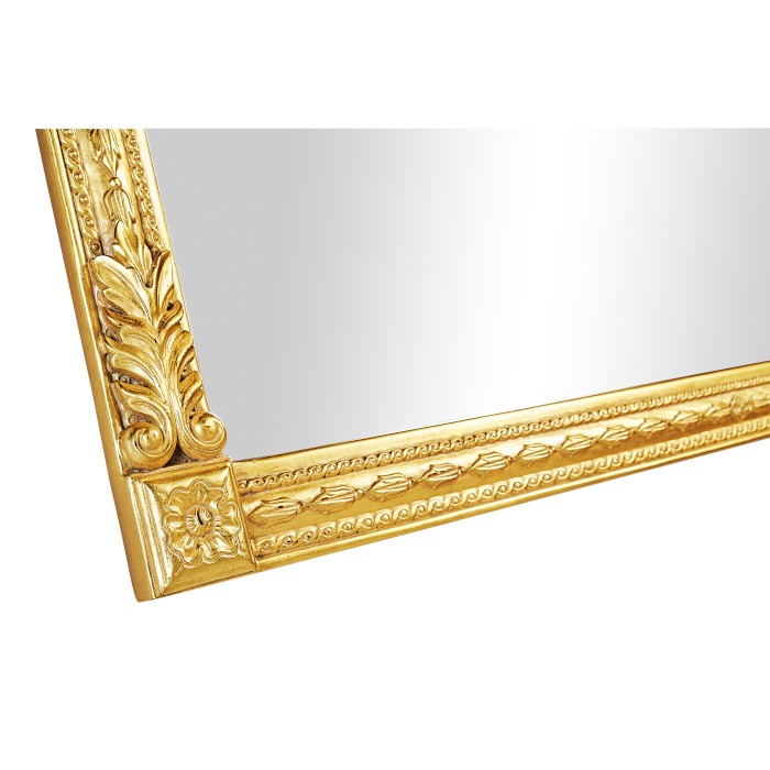 Empire Style Overmantle Mirror Circular Wreath