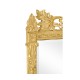 Empire Style Overmantle Mirror Circular Wreath