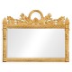 Empire Style Overmantle Mirror Circular Wreath