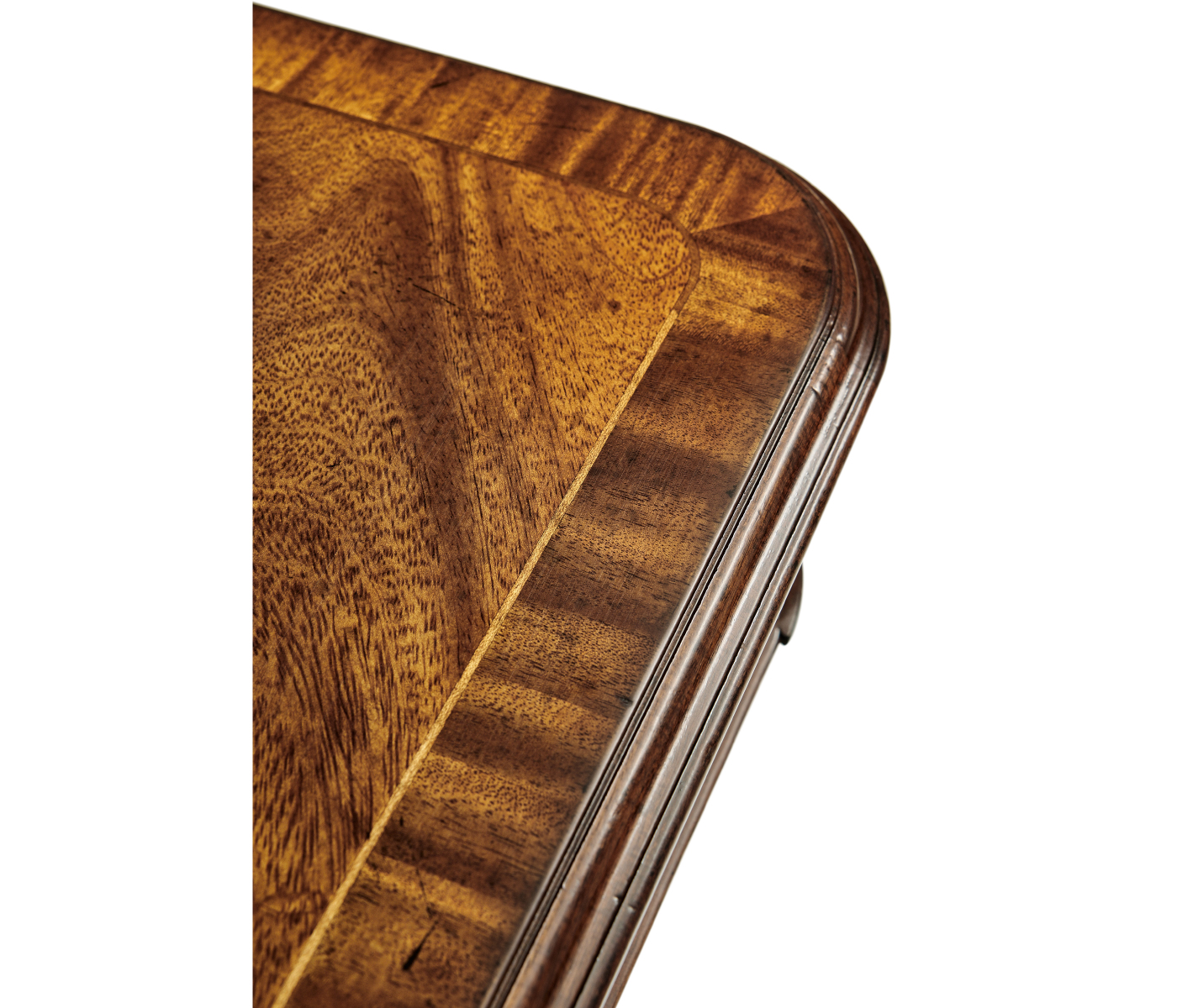 Biedermeier Crotch Walnut Side Table