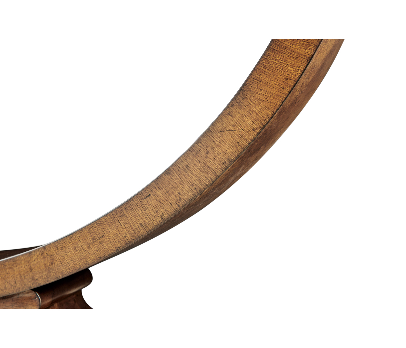 Biedermeier Crotch Walnut Side Table