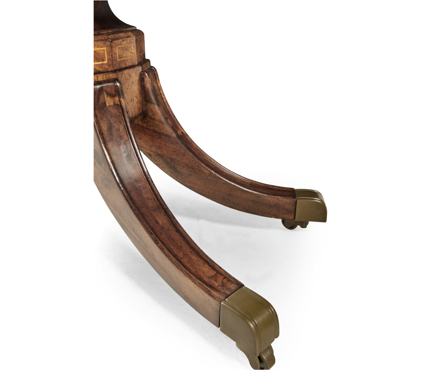Biedermeier Crotch Walnut Side Table