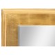 Rectangular gold leaf mirror