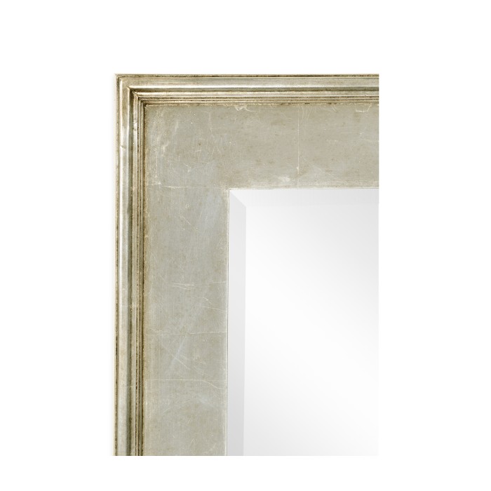 Rectangular silver leaf mirror