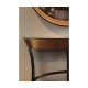 Contemporary Circular Recessed Silver Mirror