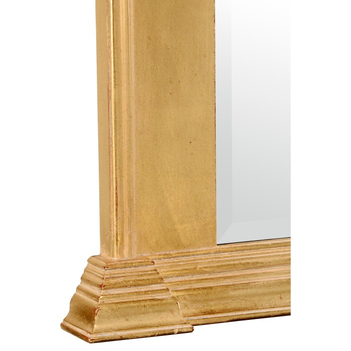 Victorian style gilded overmantle mirror