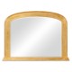 Victorian style gilded overmantle mirror
