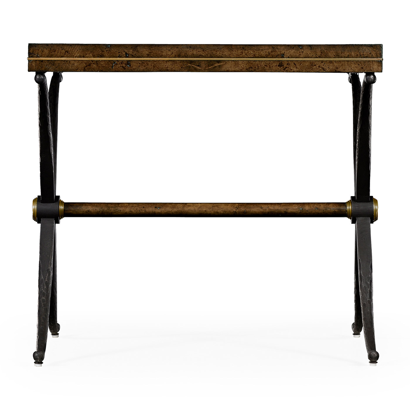 Small Hammered Iron Side Table