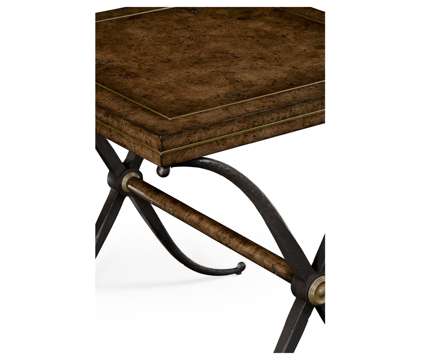 Small Hammered Iron Side Table