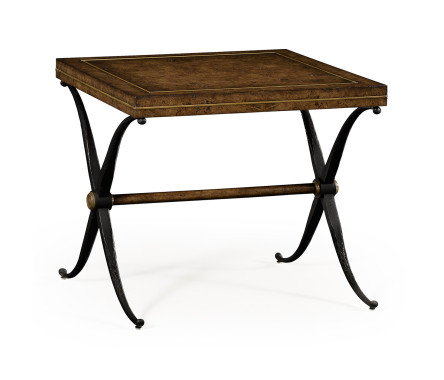 Small Hammered Iron Side Table