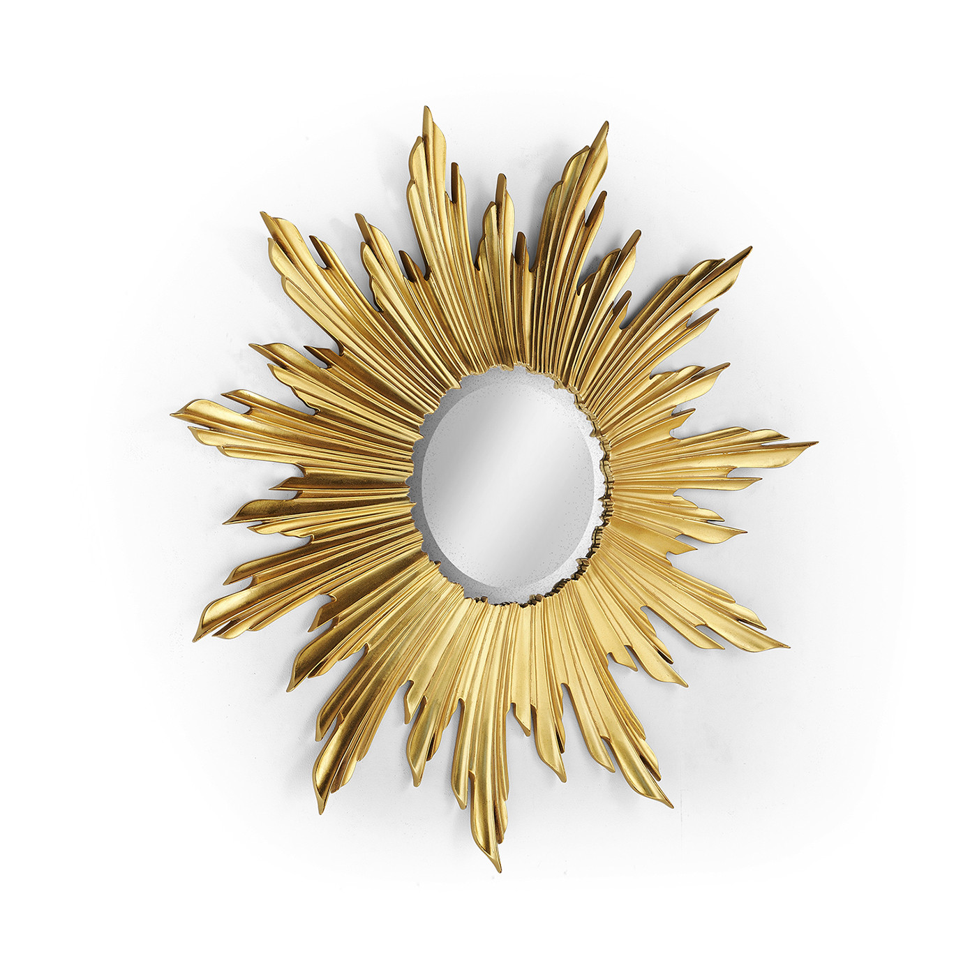 Small Gilded Sunburst Mirror