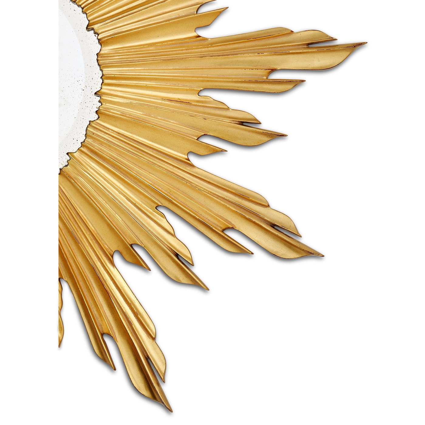 Small Gilded Sunburst Mirror