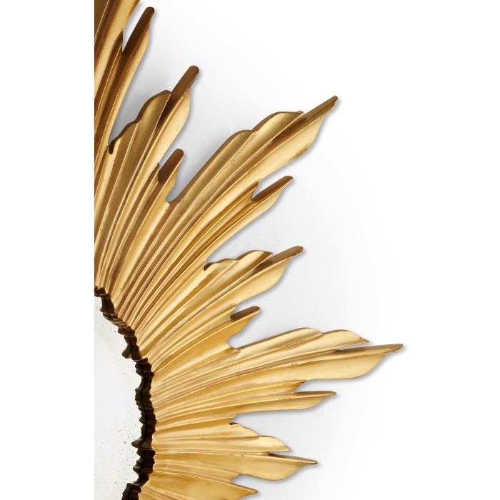 Small Gilded Sunburst Mirror