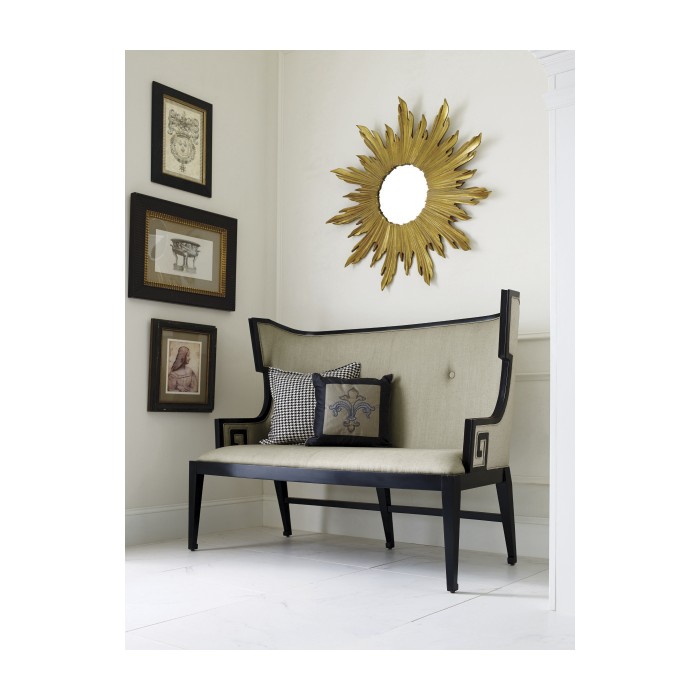 Small Gilded Sunburst Mirror
