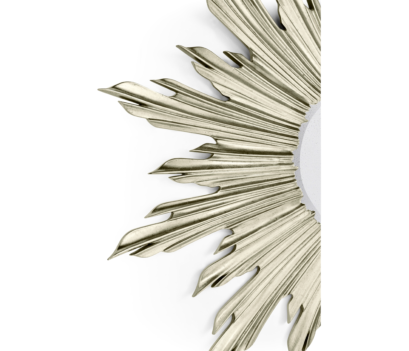 Small Silver Sunburst Mirror