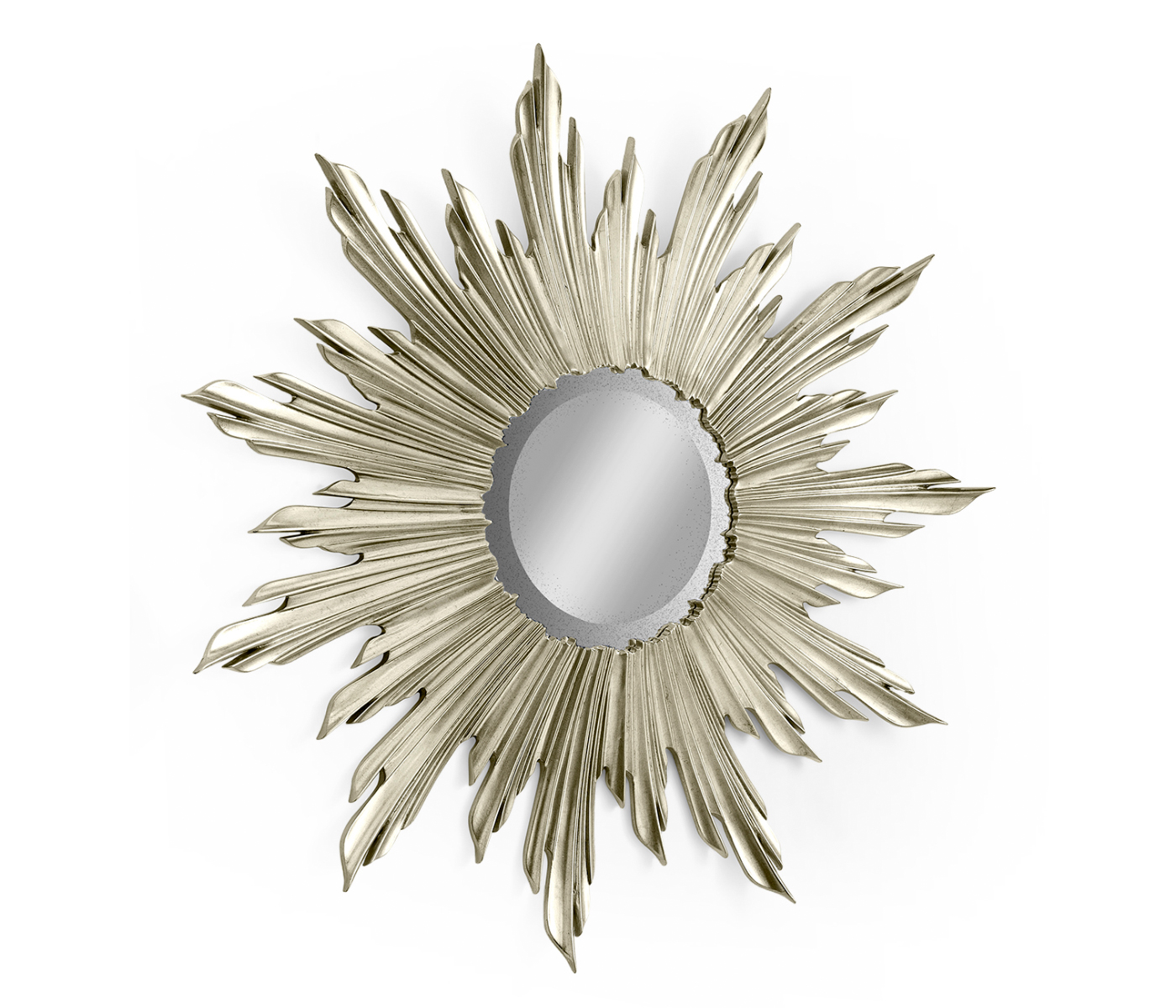 Small Silver Sunburst Mirror