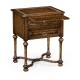 Tudorbethan Dark Oak Side Table with Slide