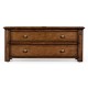 Rectangular parquet entertainment unit
