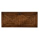 Rectangular parquet entertainment unit