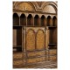 Queen Anne Pollard Bureau Cabinet with Mirrored Doors
