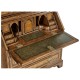 Queen Anne Pollard Bureau Cabinet with Mirrored Doors