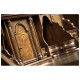 Queen Anne Pollard Bureau Cabinet with Mirrored Doors