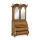 Queen Anne Pollard Bureau Cabinet with Mirrored Doors