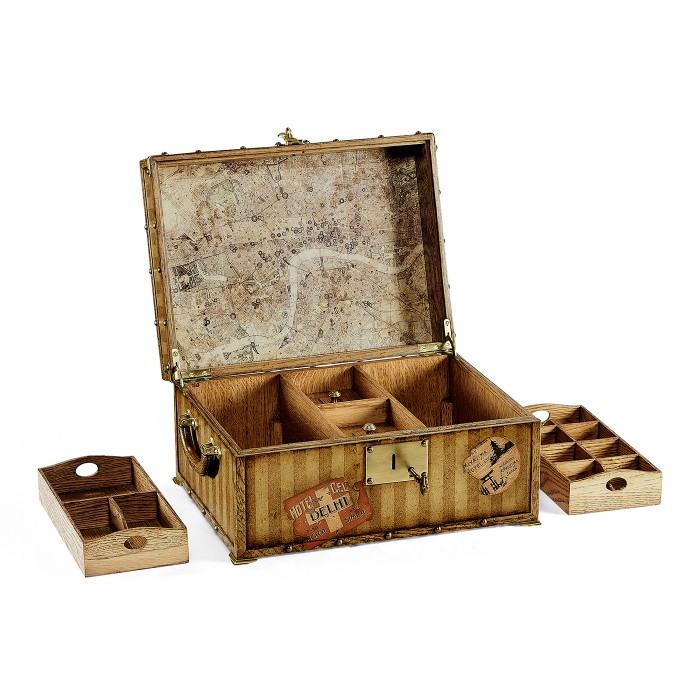 Travel Trunk Style Fitted Box
