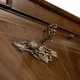 Queen Anne Walnut Bureau with Chinoiserie Interior & Mirrored Doors