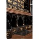 Queen Anne Walnut Bureau with Chinoiserie Interior & Mirrored Doors