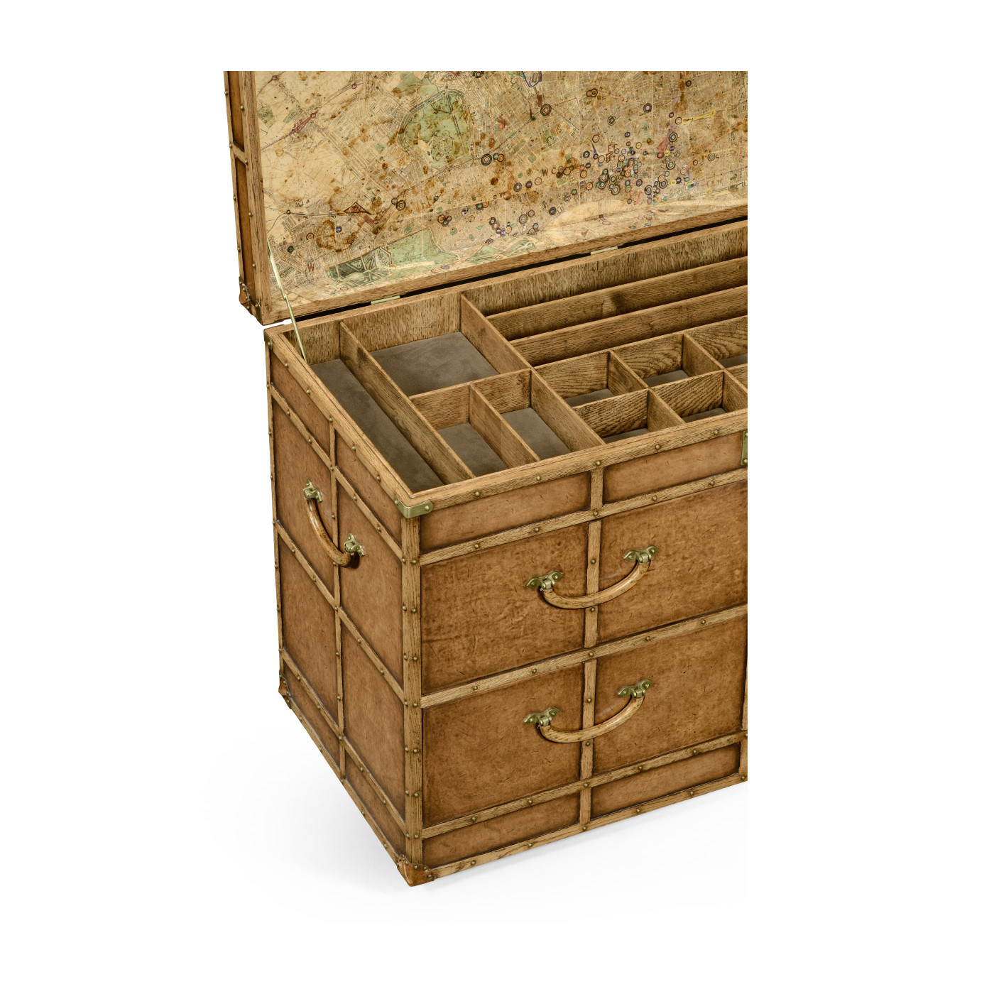 Travel Chest of Drawer Style Large Fitted Chest