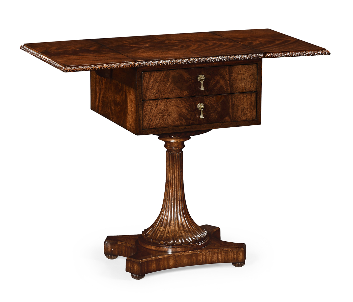 William IV Mahogany Table with Side Panels