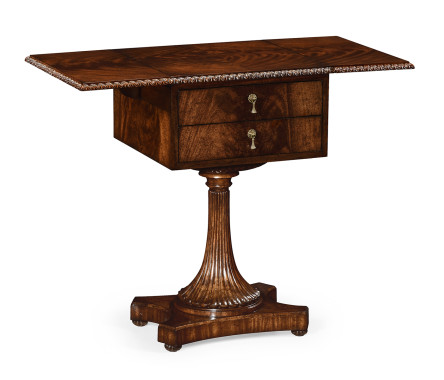 William IV Mahogany Table with Side Panels