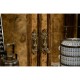 Queen Anne Pollard Veneer Bookcase with Glazed Doors