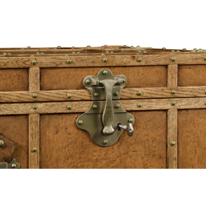 Travel Trunk Style Wine and Cocktail Cabinet