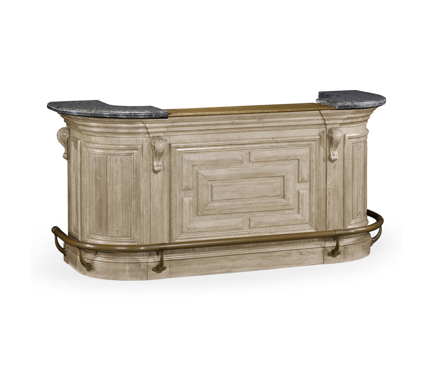 Linenfold Grey Oak Home Bar Linenfold Grey Oak Home Bar