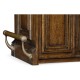 Rear Panel of Linenfold Dark Oak Home Bar