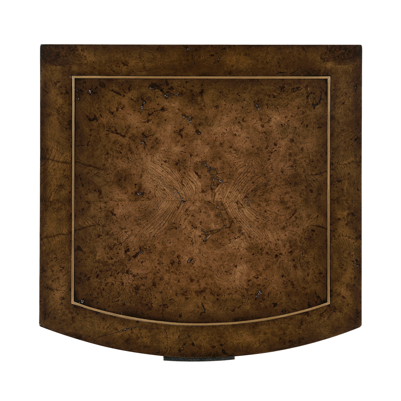 Burl oak chest three drawers