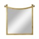 Gilded Iron Mirror with Curved Top