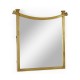Gilded Iron Mirror with Curved Top