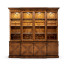Large Gothic Walnut China Cabinet