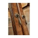 Large Gothic Walnut China Cabinet