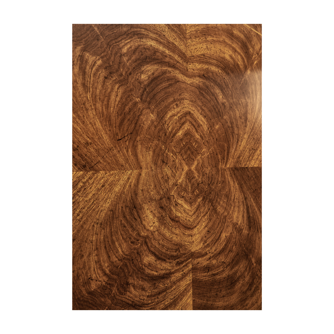 Large Gothic Walnut China Cabinet