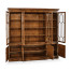 Large Gothic Walnut China Cabinet