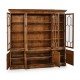 Large Gothic Walnut China Cabinet
